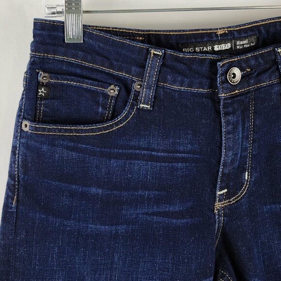 Big Star Women's Boot Cut Jeans - Dark Blue - Picture 3 of 12